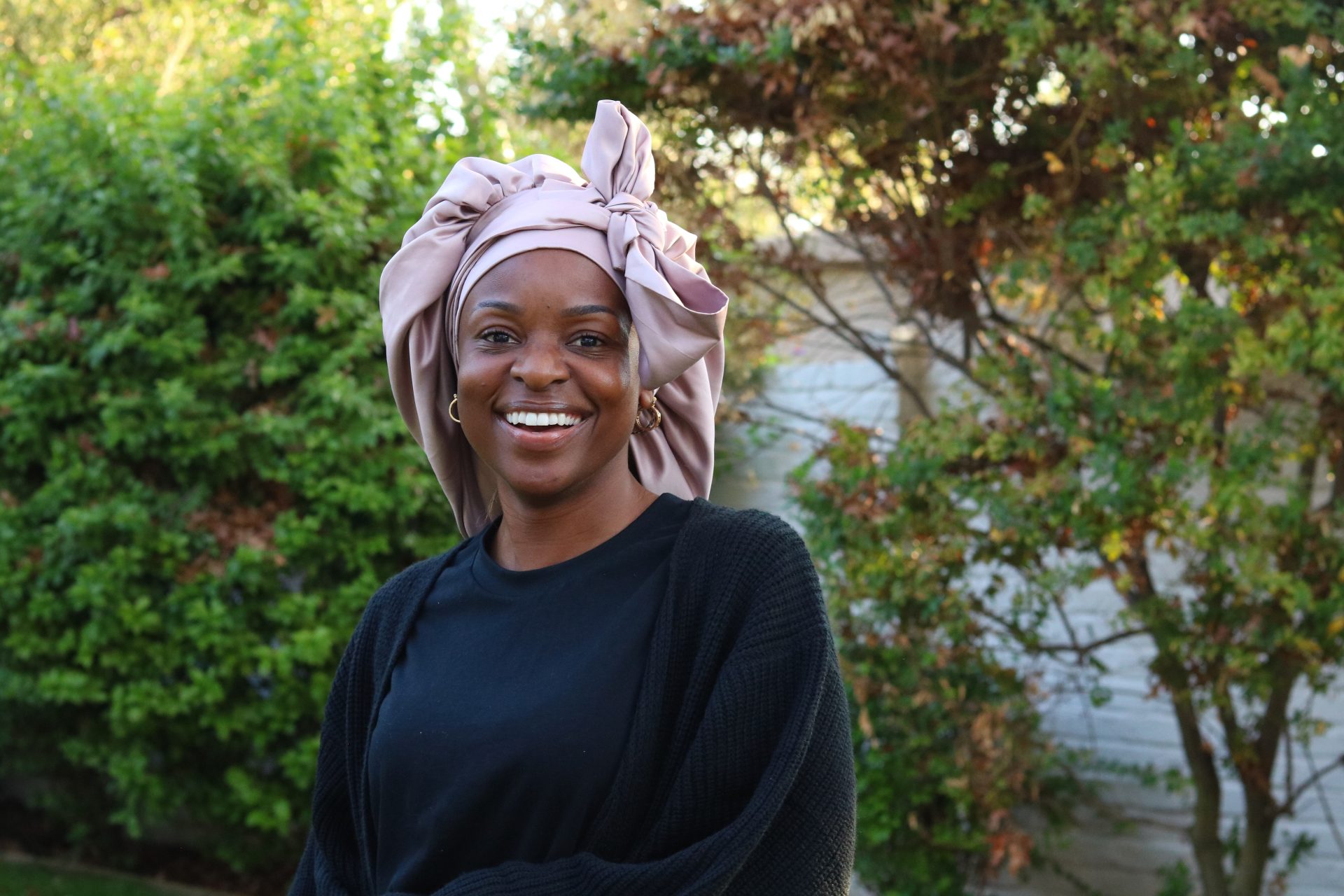 Ndini Hair Bonnets -154 Blush Pink Bonnet